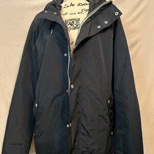 Cole Haan men’s packable hooded rain jacket